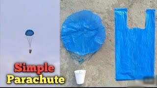 How to Make a Simple Parachute Using a Plastic Bag
