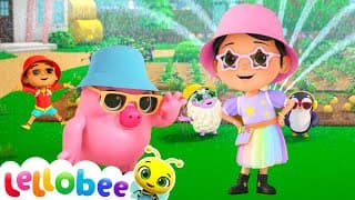 Cooling Tips: Staying Cool on a Hot Day | 🌻Lellobee City Farm - Kids Playhouse Song Mix