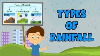 Types of Rainfall | Rainfall and its Types | Different Types of Rain | Video for Kids
