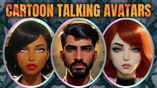 Create Your Own CARTOON ANIMATED TALKING AVATARS in Canva (EASY & FREE)