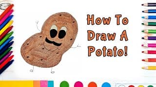 How To Draw A Potato! (Art For Kids!) - Easy Step By Step Beginner Art/Drawing Lesson!
