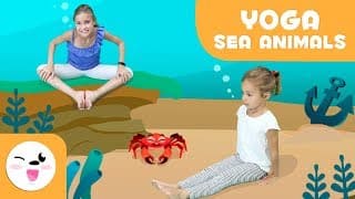 YOGA for Children - Aquatic Animals Yoga Poses - Yoga Practice Tutorial