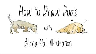 How to draw Dogs - A Tutorial for Children!