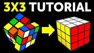 How to Solve a 3x3 Rubik's Cube Fast | Tutorial for Beginners