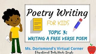 ✏️ How to Write a Free Verse Poem | Poetry Writing for Kids and Beginners