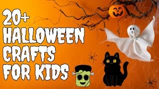 More than 20 FUN HALLOWEEN CRAFTS FOR KIDS | DIY HALLOWEEN DECORATION IDEAS AT HOME