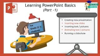 PowerPoint Basics ( For kids / students) | Introduction to PowerPoint for beginners #powerpoint