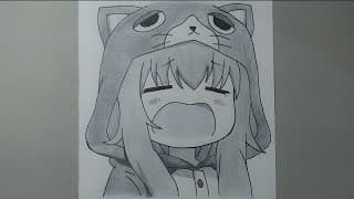 How to draw cute anime girl step by step | Gabriel Dropout