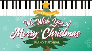 We Wish You a Merry Christmas Piano Tutorial | Super Easy Version
