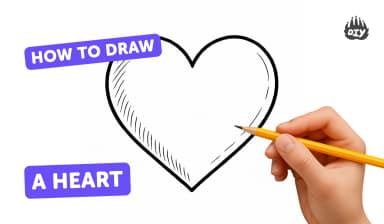 easy broken pencil drawing