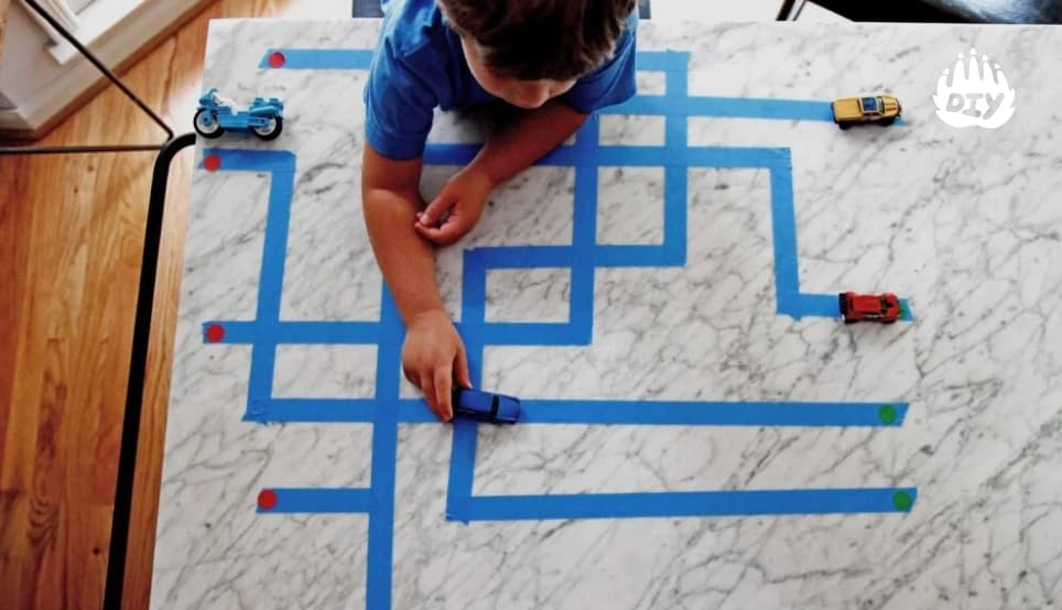 Image for Make a Tape Maze on the Floor