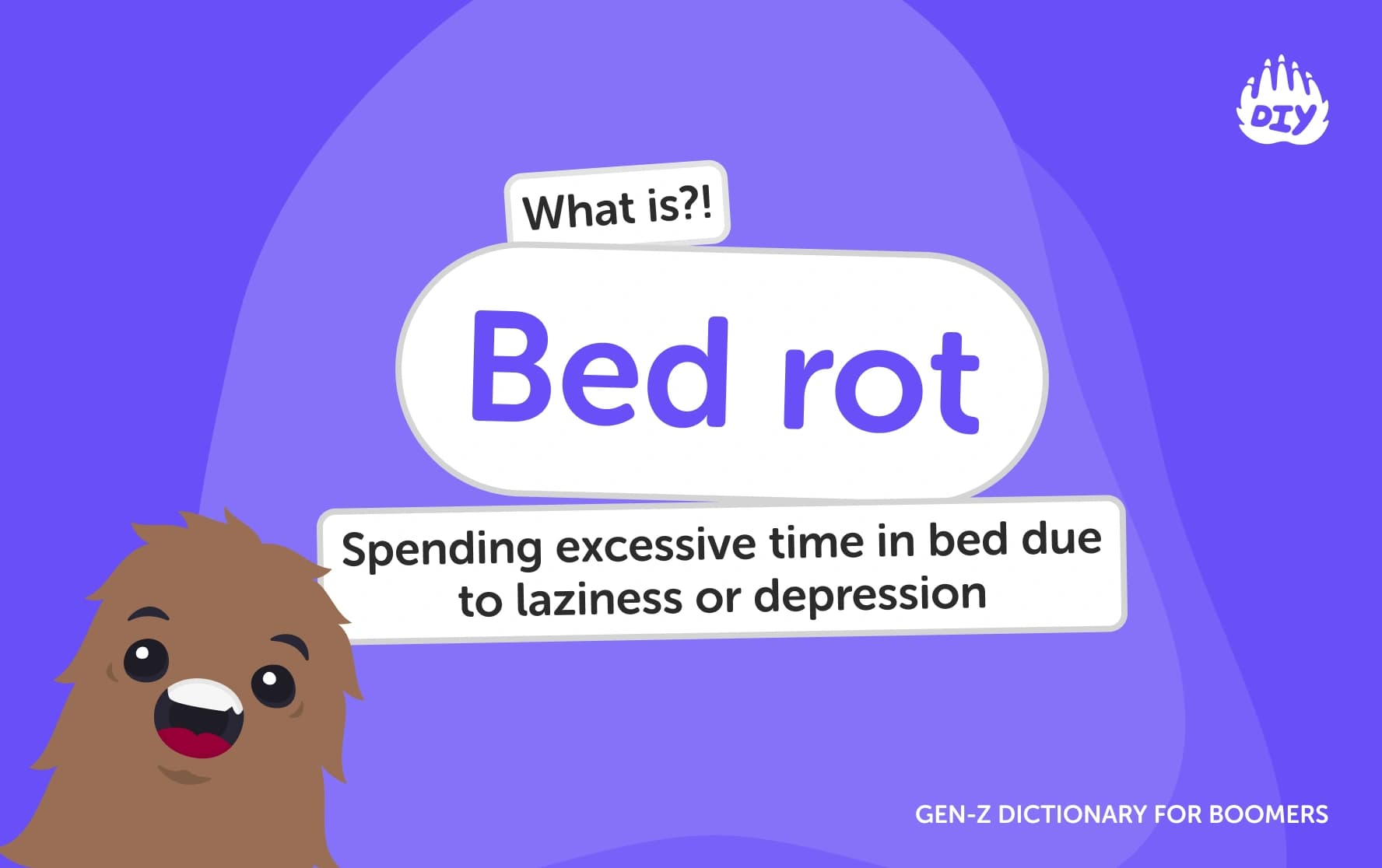 What does Bed rot mean?