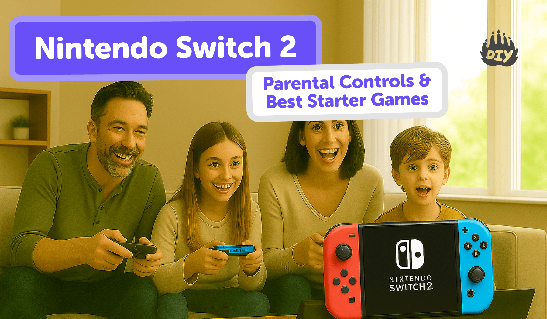 Nintendo Switch 2 Parental Controls & Best Starter Games