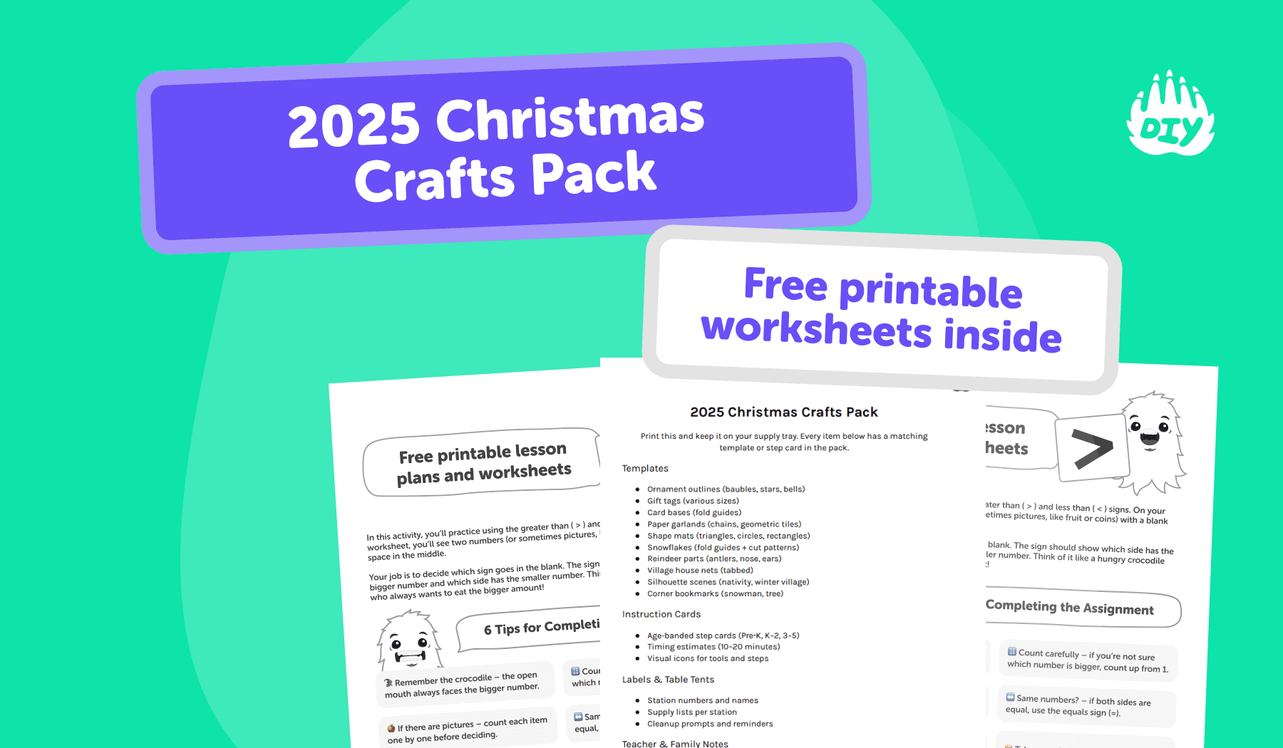 2025 Christmas Crafts Pack