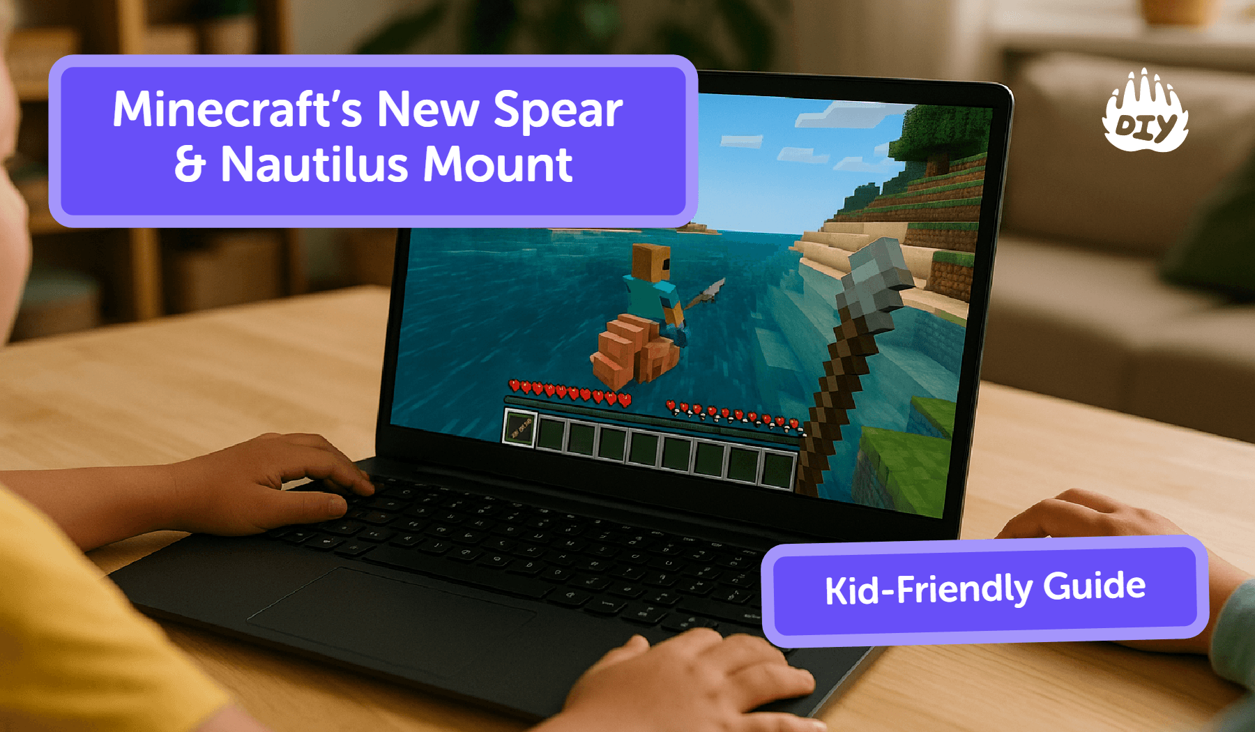 Minecraft’s New Spear & Nautilus Mount: Kid-Friendly Guide