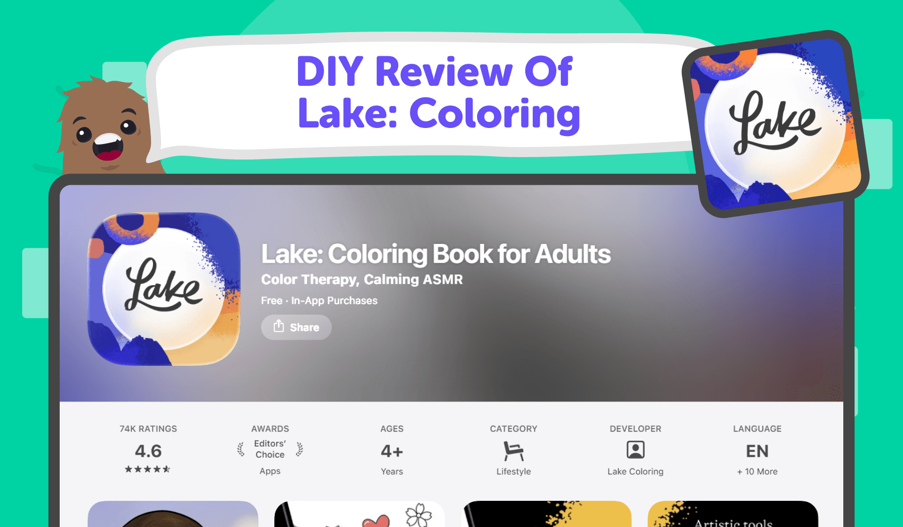 DIY Review Of Lake Coloring