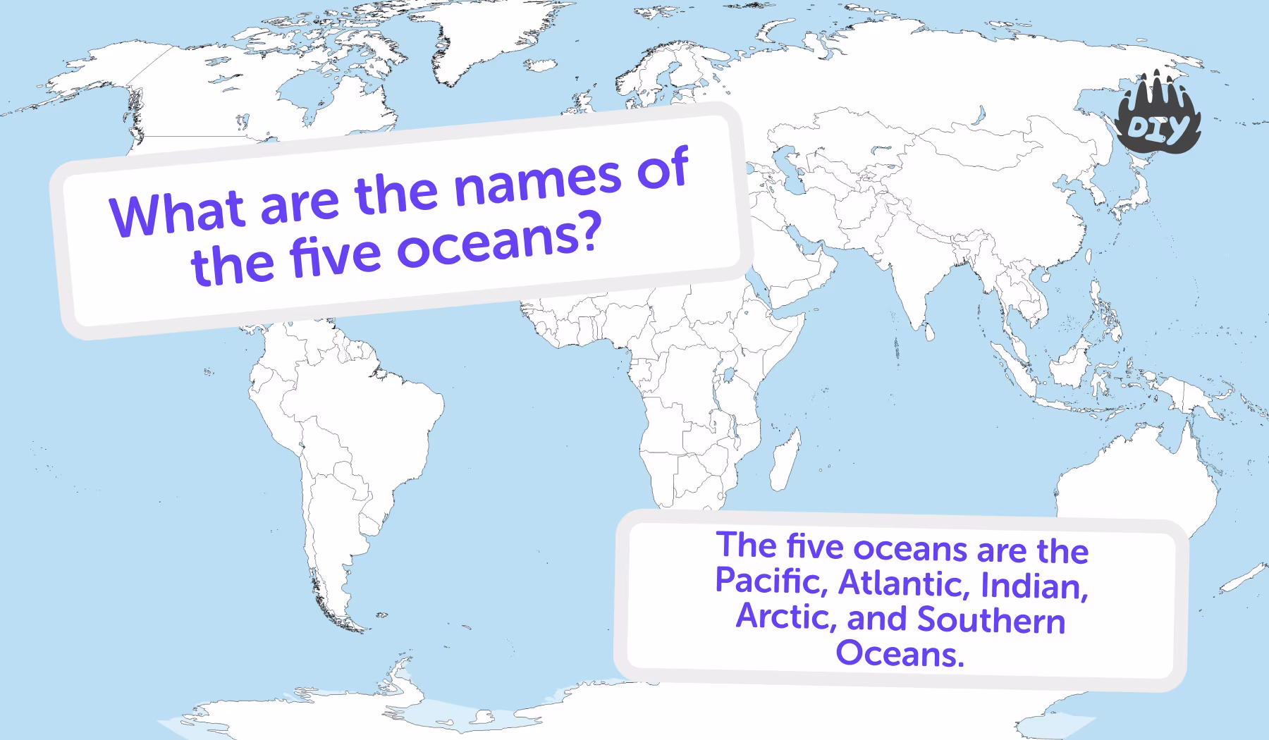 What Are the Names of the Five Oceans?