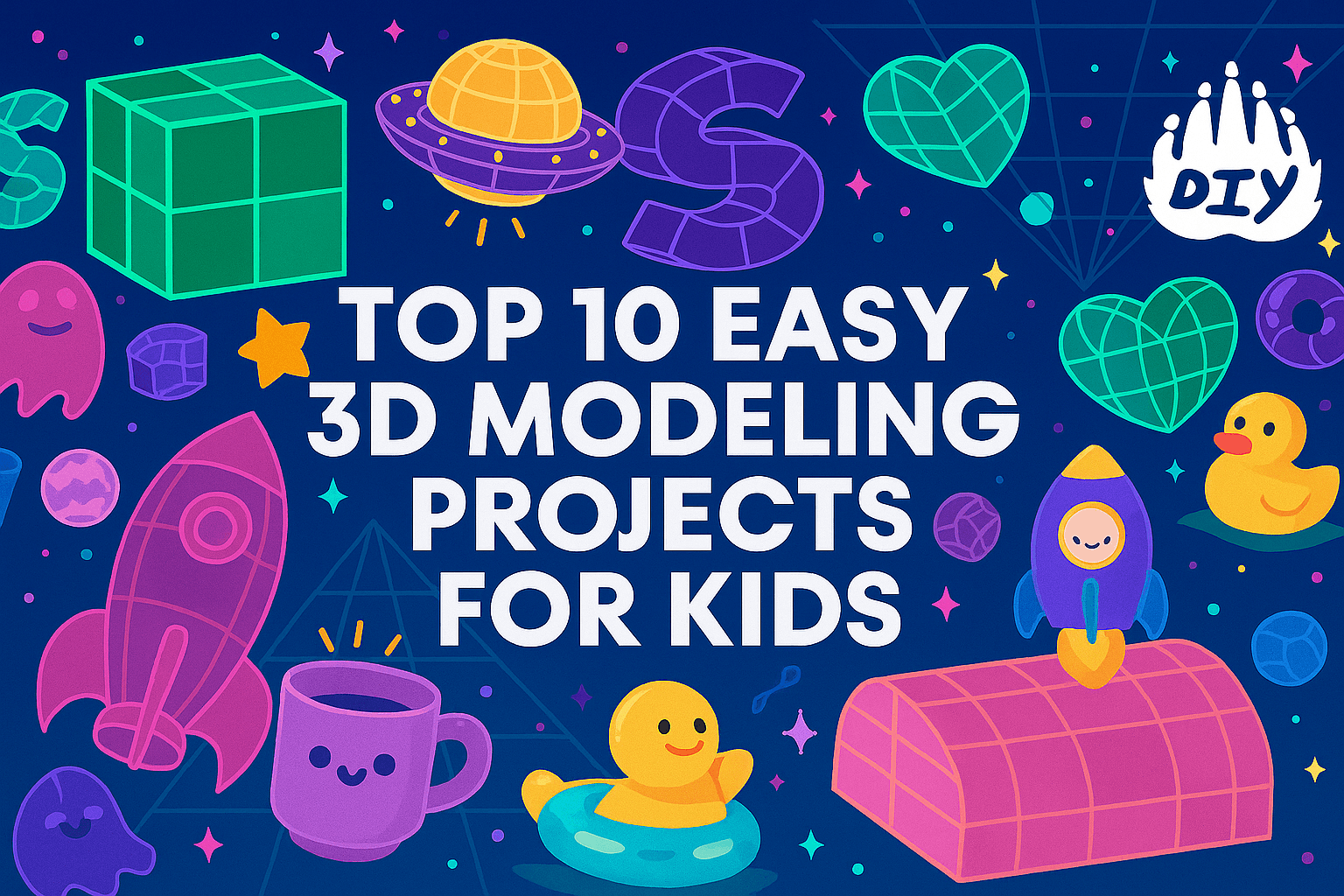 Top 10 Easy 3D Modeling Projects for Kids (With No Fancy Software Required)