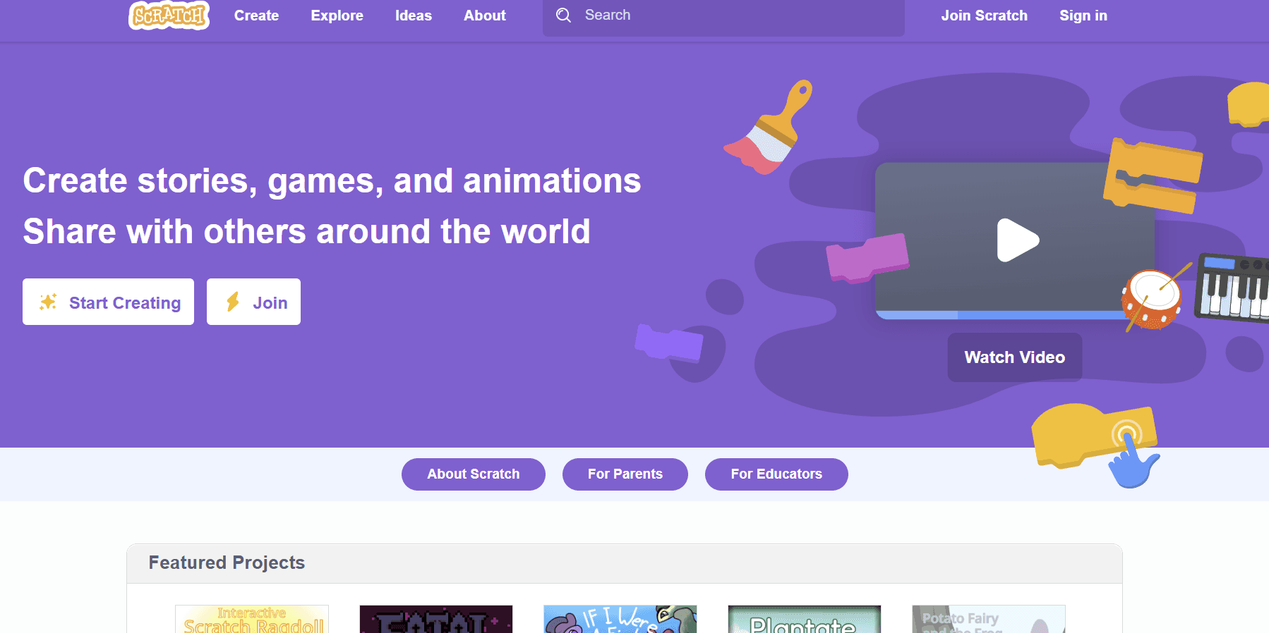 5. Scratch – Code Your Own Games and Stories