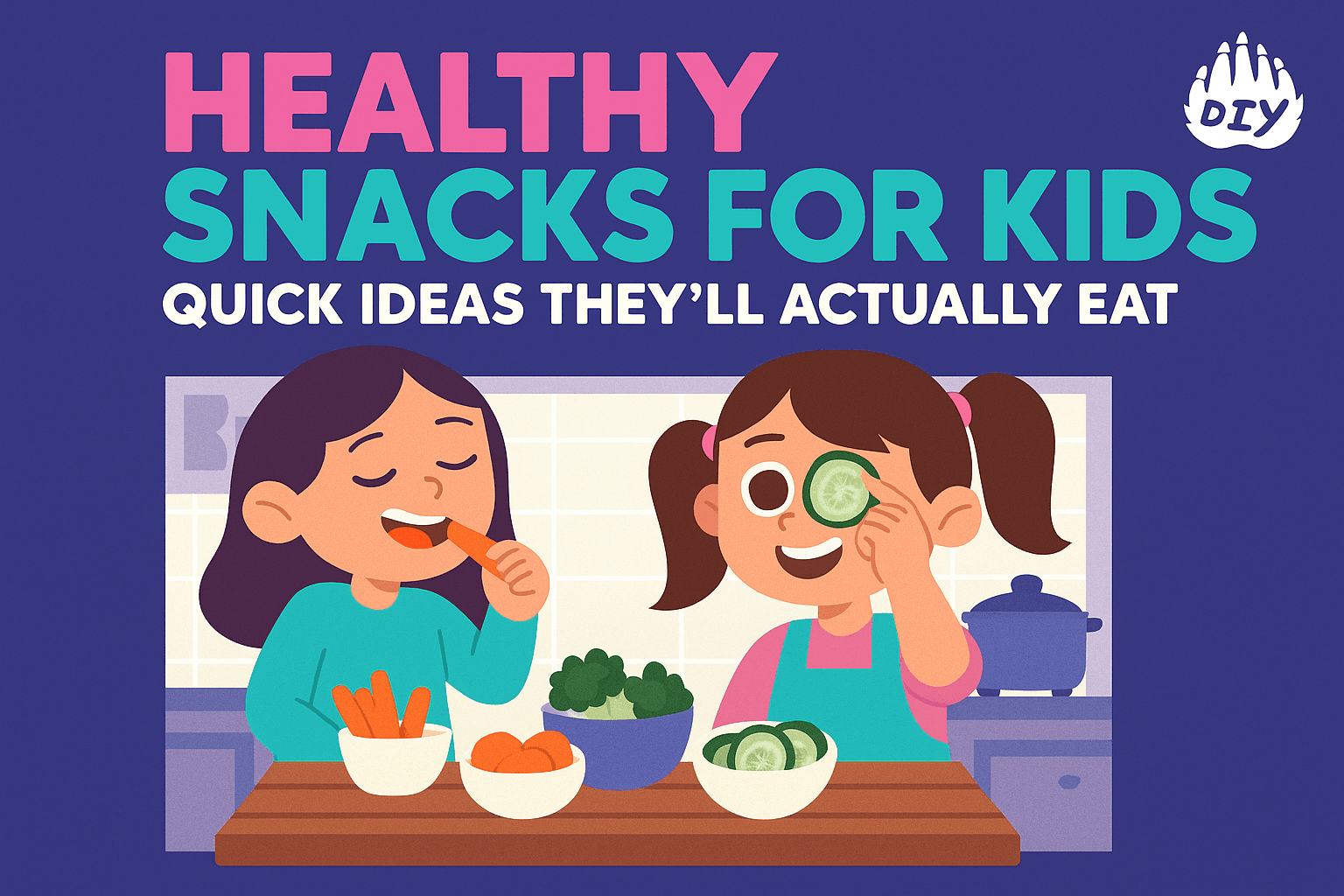 Healthy Snacks for Kids – Quick Ideas They’ll Actually Eat