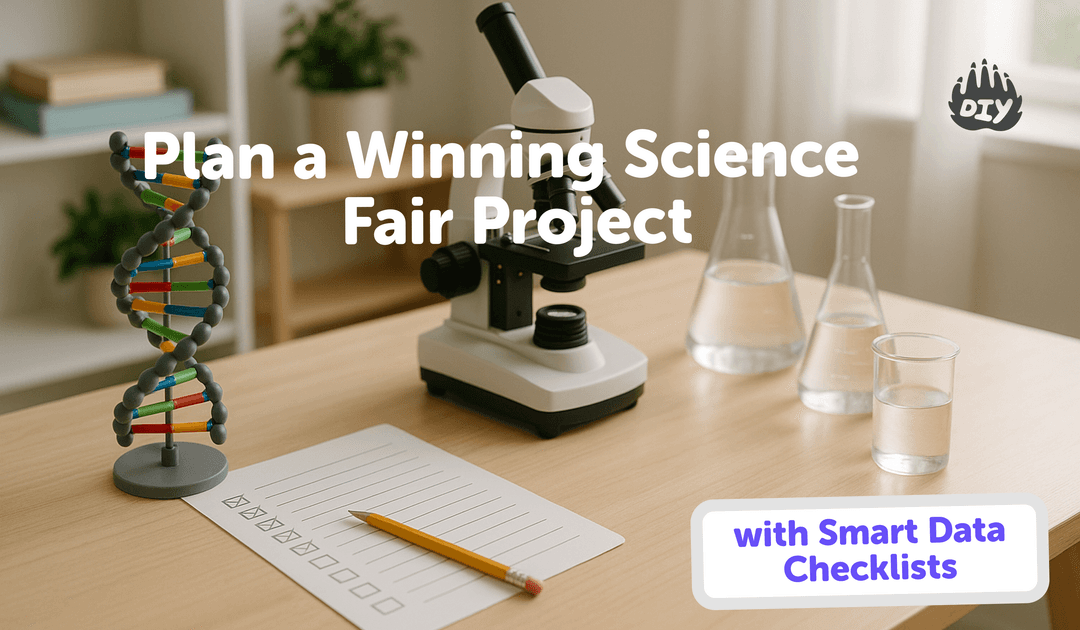 Science Fair Project Application Example How to Plan a Science Fair Project (Free Data Checklists)