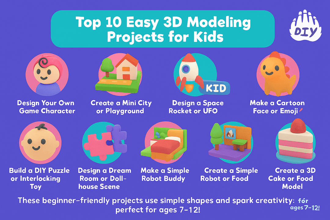 Simple Modeling Objects Top 10 Easy 3D Modeling Projects for Kids